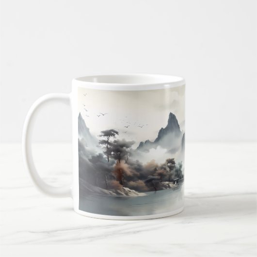 Mug Beauté Naturelle Avec Montagne (Gauche)