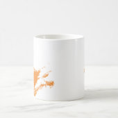 Mug Beauté Renouvelle Orange Graffiti Brushstroke (Centre)