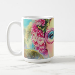 Mug Beauté tropicale rétro