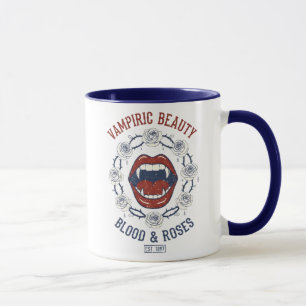 Mug Beauté Vampirique Sang Et Roses