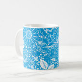Mug Beautés botaniques Bleu clair (Devant gauche)