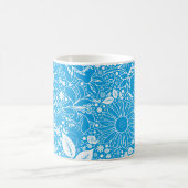 Mug Beautés botaniques Bleu clair (Centre)