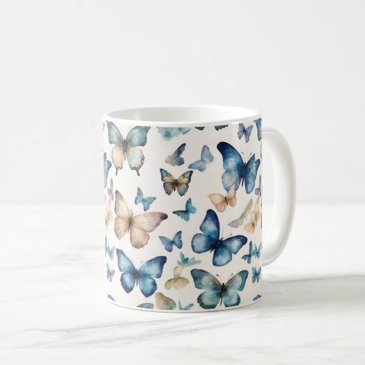 Mug Beautés papillons (Devant droit)