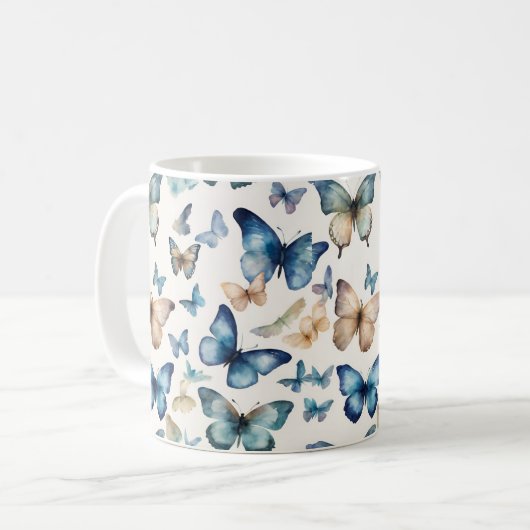 Mug Beautés papillons (Devant gauche)