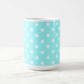 Mug Beautiful 50's Green With White Polka Dots (Centre)