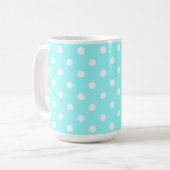 Mug Beautiful 50's Green With White Polka Dots (Devant gauche)