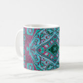 Mug Beautiful, arab, arabic, arabian, arabesque fabric (Devant gauche)