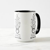Mug Beautiful Birth Month Flower/Zodiac Sign/Taurus (Devant droit)