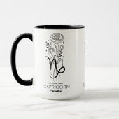 Mug Beautiful Birth Month /Zodiac Sign/Capricorn (Gauche)