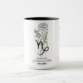 Mug Beautiful Birth Month /Zodiac Sign/Capricorn (Centre)