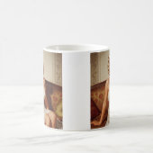 Mug Beautiful blonde pin-up 50's art (Centre)