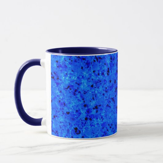 Mug Beautiful Blue Stone Design, (Gauche)