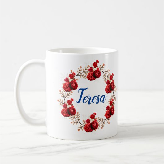 Mug Beautiful bunch flowers (Gauche)