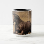 Mug Beautiful horse throw pillow (Centre)