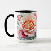 Mug Beautiful Pink Roses Luxury Modern Collection (Gauche)