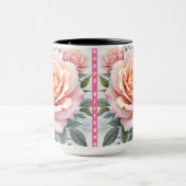 Mug Beautiful Pink Roses Luxury Modern Collection (Centre)