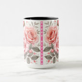 Mug Beautiful Pink Roses Luxury Popular Collection (Centre)
