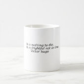 Mug Beautiful quotes about life (Centre)