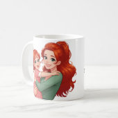 Mug Beautiful redhead mom (Devant gauche)