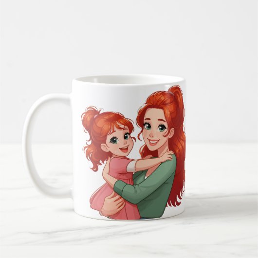Mug Beautiful redhead mom (Gauche)