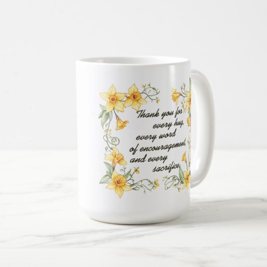 Mug Beautiful Sentiment For Mom Wrap (Devant droit)