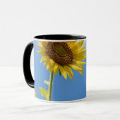 Mug beautiful sun flowers witcloudy sky (Devant gauche)