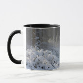 Mug Beautiful White Wolf in Snow Wildlife Outdoors (Gauche)