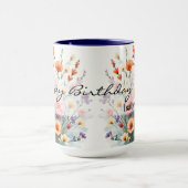 Mug Beautiful Wildflowers Trendy Luxury Collection (Centre)