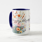Mug Beautiful Wildflowers Trendy Luxury Collection (Devant gauche)