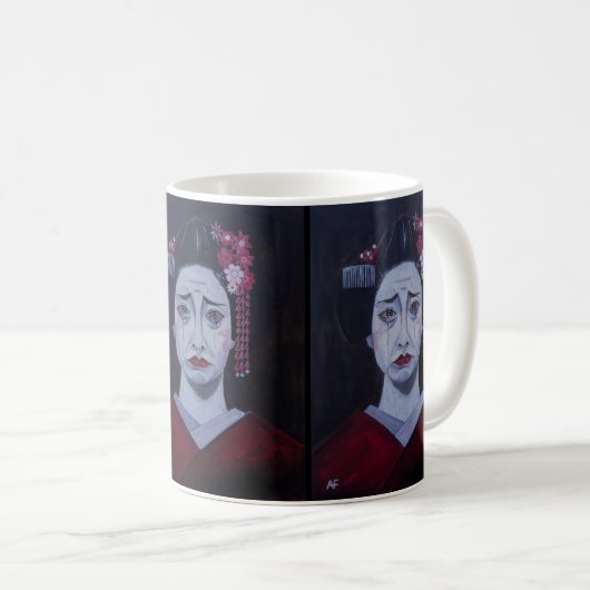 Mug Beautifully Sad Painting by Alfred Fox (Devant droit)