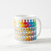 Mug Beauty Balance Respiration Rainbow Intentions (Devant droit)