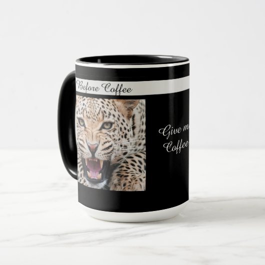 Mug Beaux Animaux De Café (Devant gauche)