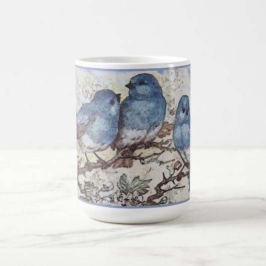 Mug Beaux Bluebirds (Centre)