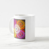 Mug Beaux CADEAUX HEUREUX de salutations de tournesol (Devant gauche)
