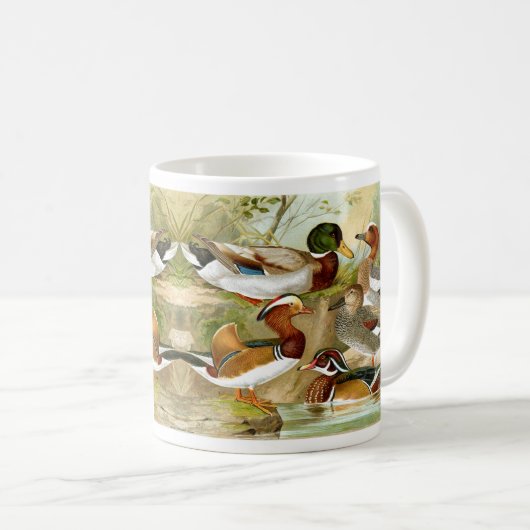 Mug Beaux canards Vintages (Devant droit)