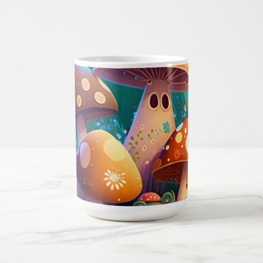 Mug Beaux champignons mignons (Centre)