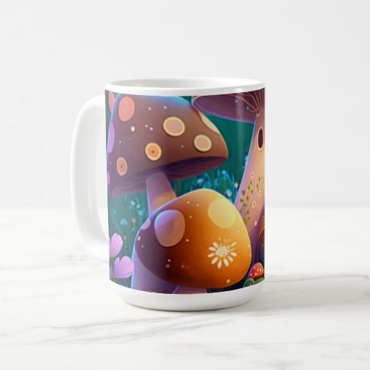 Mug Beaux champignons mignons (Devant gauche)