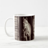 Mug Beaux Chevaux et Brown rustique (Gauche)