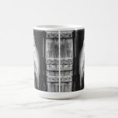 Mug Beaux chevaux & Grange Noir et blanc (Centre)