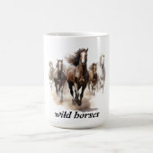 Mug beaux chevaux sauvages (Centre)