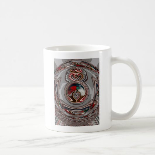 Mug Beaux Coeurs de Noël Fêtes Couleurs de saison (Droite)