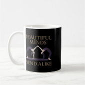 Mug Beaux Esprits S'Inclinent De Même Conception De Pa (Gauche)