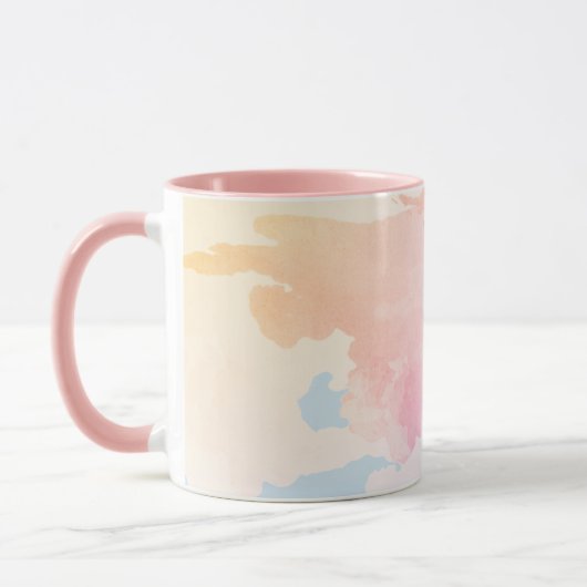 Mug Beaux nuages pastel (Gauche)