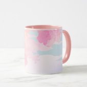 Mug Beaux nuages pastel (Devant droit)