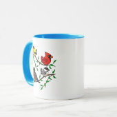 Mug Beaux oiseaux Jardins (Devant gauche)