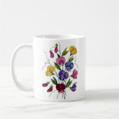 Mug Beaux pois doux colorés (Gauche)