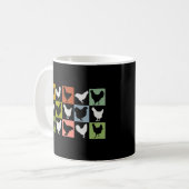Mug Beaux Poulets Beaucoup de différentes races de pou (Devant gauche)