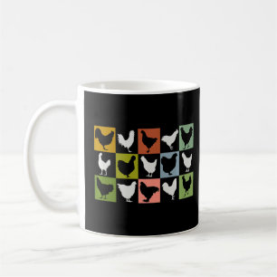 Mug Beaux Poulets Beaucoup de différentes races de pou