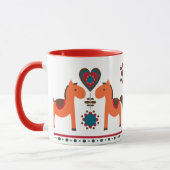 Mug Beaux rétros chevaux (Gauche)