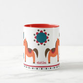 Mug Beaux rétros chevaux (Centre)